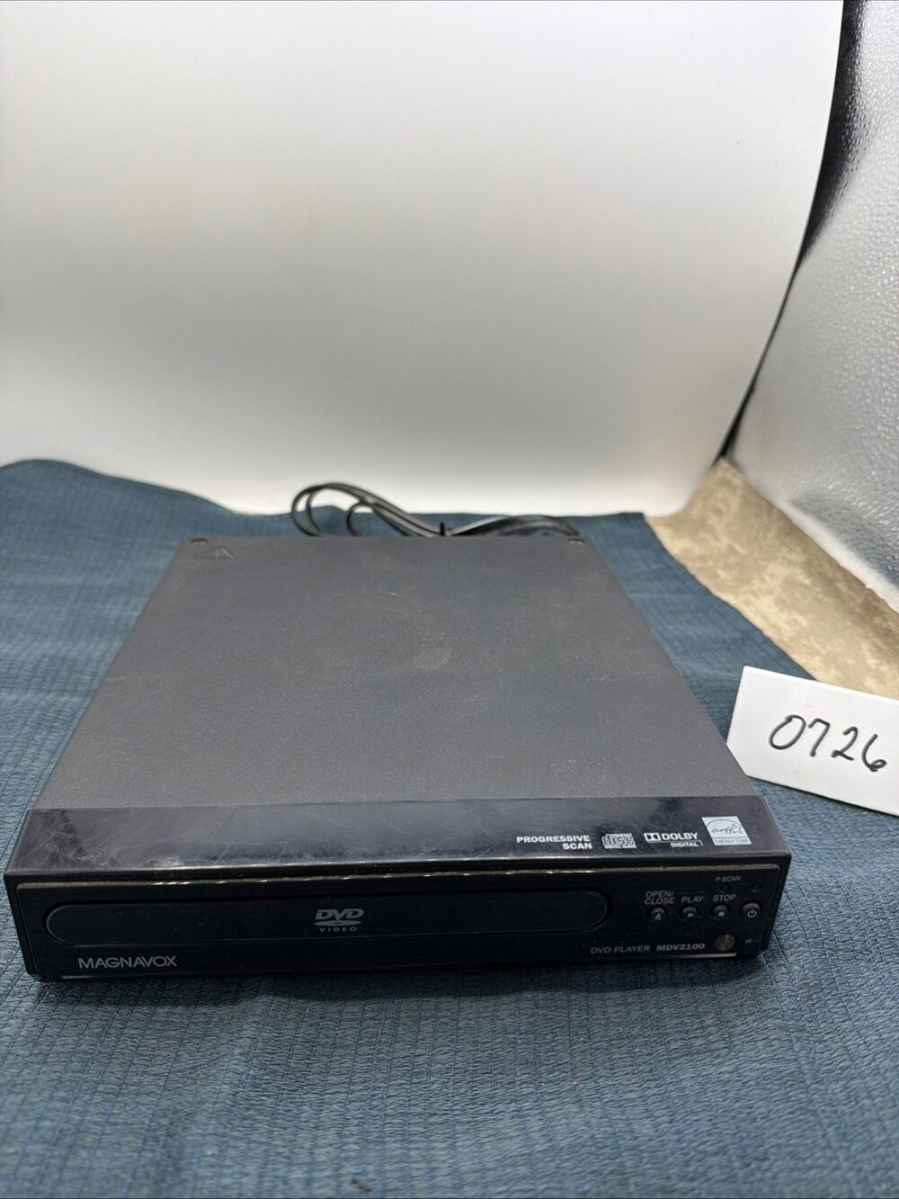 Magnavox MDV2100 F7 DVD/CD Player No Remote Tested Working